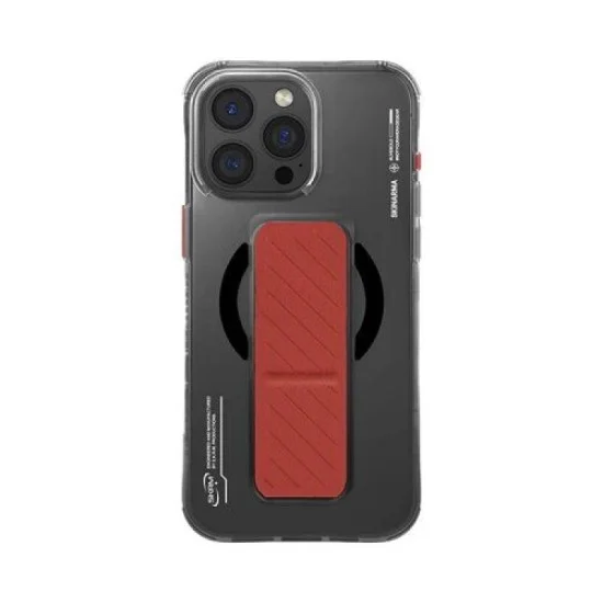 Cover Iphone 16 Pro Axon Mag-Charge With Grip-Stand Skinarma - Black
